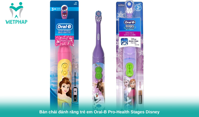 Bàn chài đánh răng cho trẻ em Oral-B Pro-Health Stages Disney